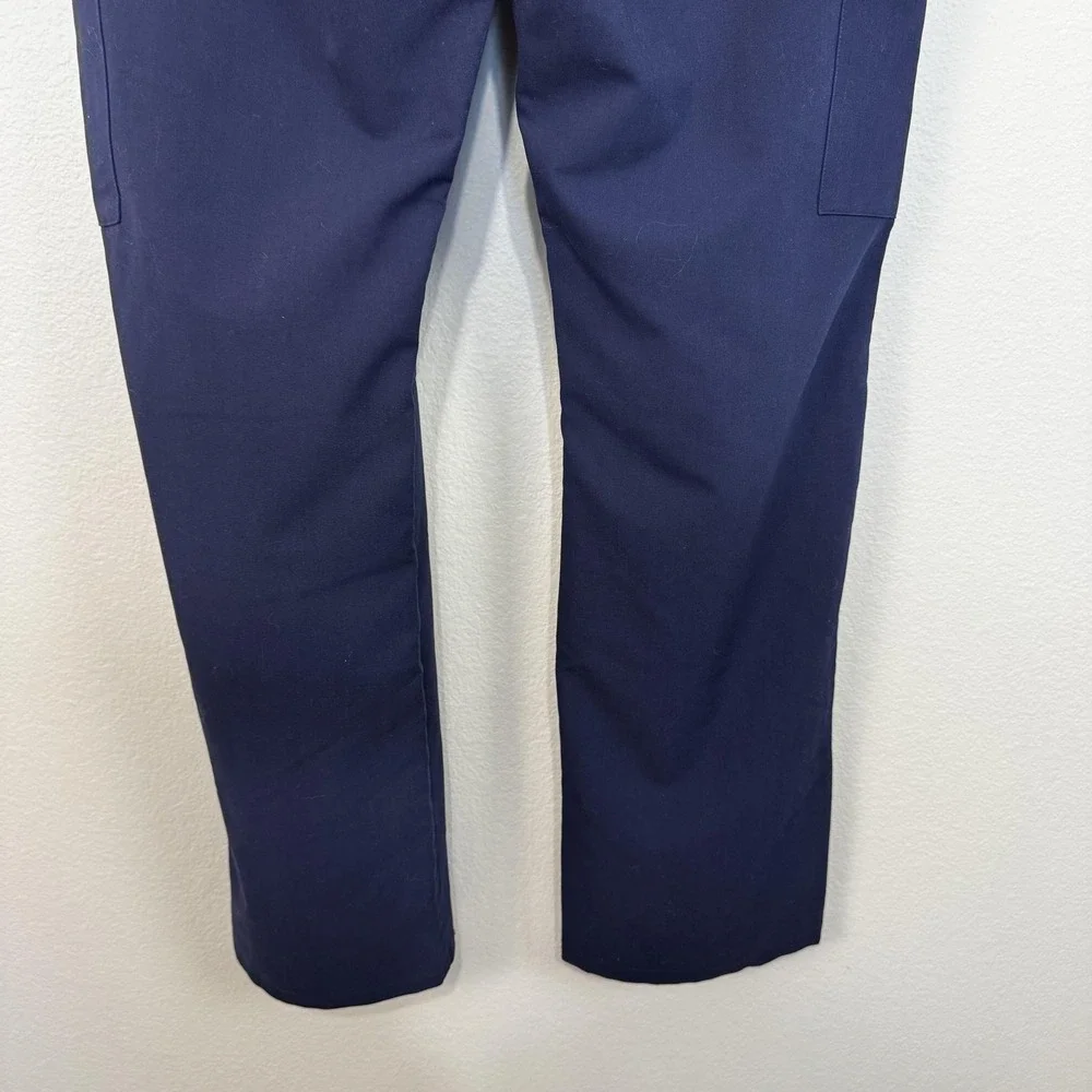 FIGS Technical Collection Scrub Pants Mens XL Navy Cargo Drawstring‎ M19SW2001
